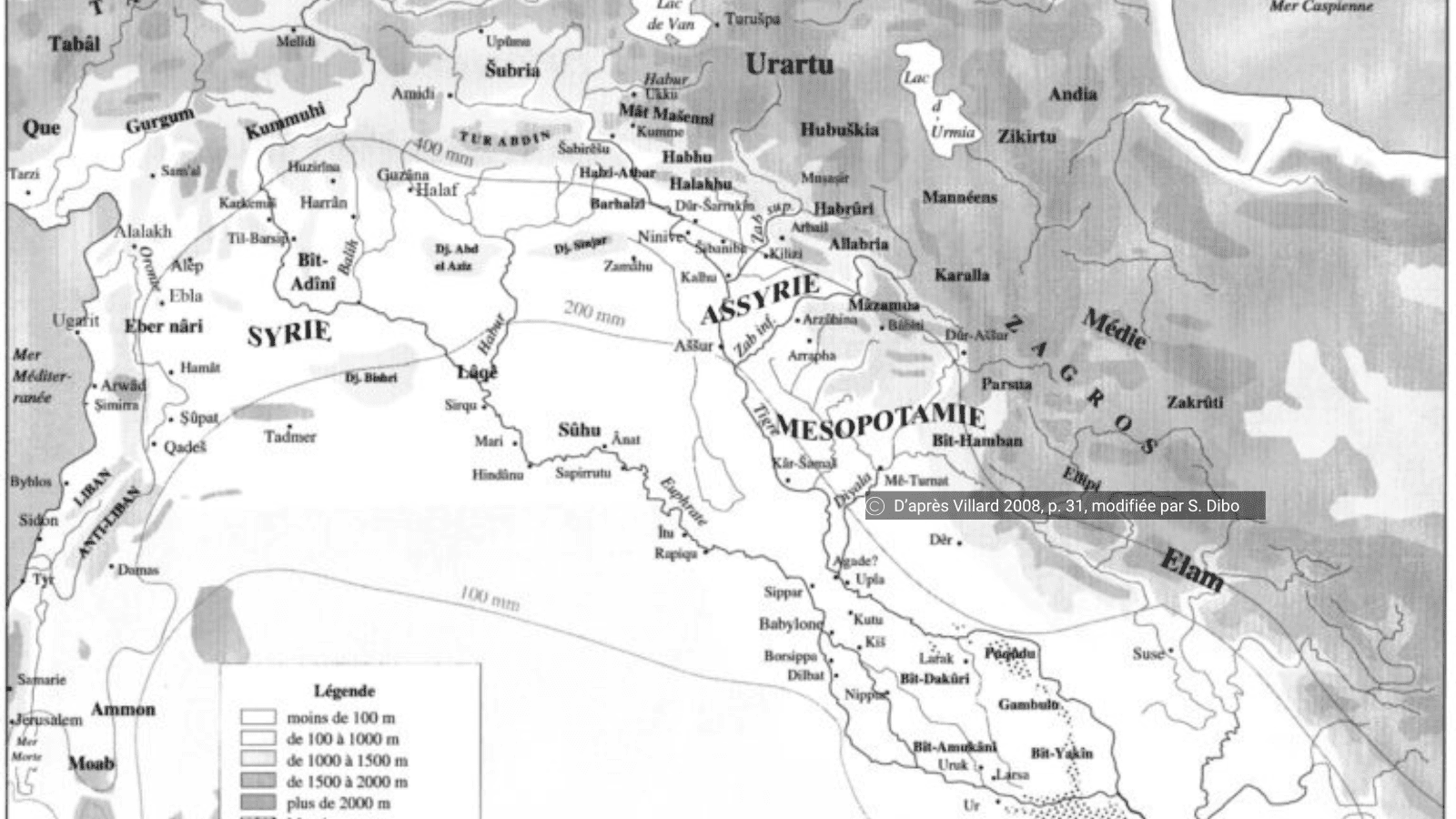 Image du LA GESTION DE L'EAU DANS LES VILLES SYRO-LEVANTINES DE L'AGE DU BRONZE (3E-2E MILLENAIRE AVANT N.E) (thèse)